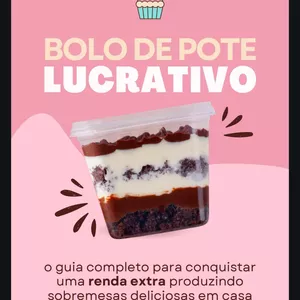 Imagem de capa para o Ebook Bolo De Pote Lucrativo...