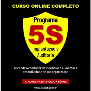 Imagem de capa para o Curso online Programa 5S - Implantação e Auditoria