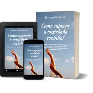 Imagem de capa para o Ebook Como superar a ansiedade sozinho