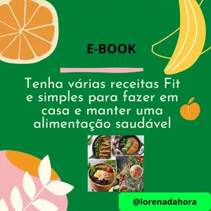 Imagem de capa para o Ebook Receitas Fit em casa