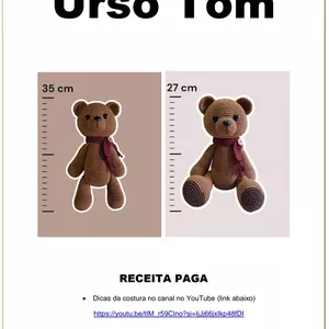 Imagem de capa para o Ebook Receita urso Tom 