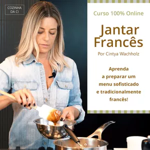 Imagem de capa para o Curso online Jantar Francês