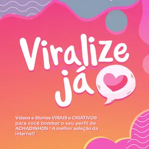 Imagem do curso Viralize Já - Pacote de videos e stories virais para bombar seu perfil de achadinhos