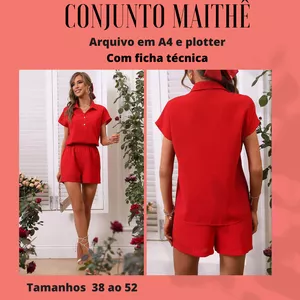 Imagem de capa para o Ebook Molde conjunto Maithê