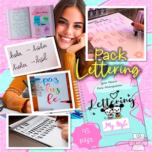 Imagen de portada para Ebook Cartilla Guía Lettering Para Principiantes