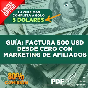 Imagen de portada para Ebook LA MEJOR GUIA DE MARKETING DIGITAL PASO A PASO PARA GENERAR 500 DOLARES.