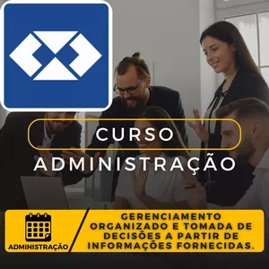 Imagem de capa para o Ebook Curso Administração - Video aulas em plataforma externa.