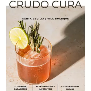 Imagem de capa para o Ebook Crudo Cura - nosso guia de bairro