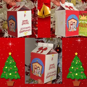Imagem de capa para o Ebook 🎄🎅🏽🏽Linda Caixinha de Natal Milk🎅🏽🏽🎄