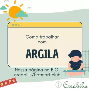 Imagem de capa para o Curso online Como trabalhar com argila na Educação Infantil