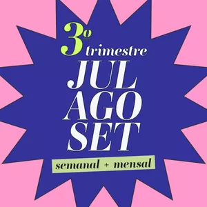 Imagem de capa para o Ebook Planner TDAH Semanal + Mensal 2024 (3º trimestre)