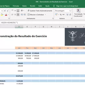 Imagem de capa para o Curso online Planilha DRE - Demonstrativo do Resultado do Exercício