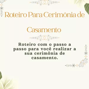 Imagem de capa para o Ebook Roteiro Para Cerimônia de Casamento 