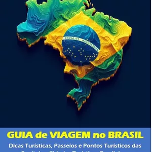 Imagem de capa para o Ebook GUIA de VIAGEM no BRASIL  - Dicas Turísticas, Passeios e Pontos Turísticos das Capitais e Cidades Turísticas Brasileiras.