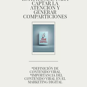 Imagen de portada para Ebook Cómo Crear Contenido Viral: Estrategias para Captar la Atención y Generar Comparticiones