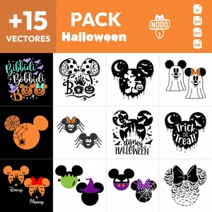 Cover image for Ebook Pack Vectors Disney Halloween