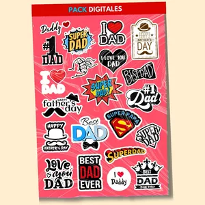 Cover image for Online course Father's day sticker