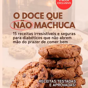 Imagem de capa para o Ebook Receitas Doces, Vida Leve: O e-book para Diabéticos que Amam Sobremesas