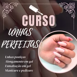 Imagem de capa para o Curso online Unhas Perfeitas - o Guia pratico para a manicure
