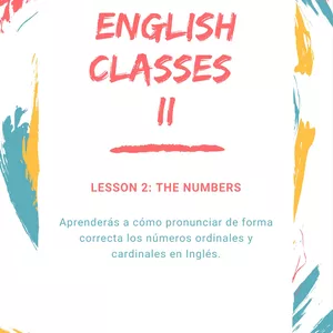 Imagem principal do produto English Class 2: Numbers