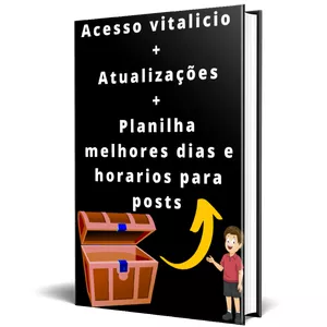 Imagem de capa para o Ebook Acesso a futuras atualizações + Planilha de Post horarios e dias
