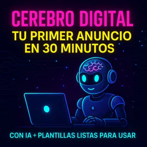 Imagen de portada para Curso online Cerebro Digital: Tu Primer Anuncio en 30 Minutos