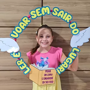 Imagem de capa para o Ebook MOLDURA BAMBOLÊ LER É VOAR