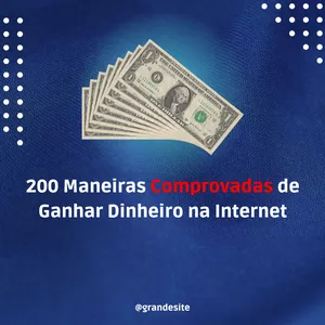 Imagem de capa para o Curso online 200 Maneiras Comprovadas de Ganhar Dinheiro na Internet