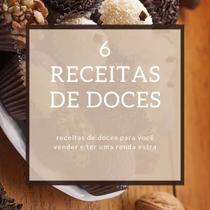 Imagem de capa para o Ebook Livro com Receitas FÁCEIS para você fazer e conseguir uma RENDA EXTRA