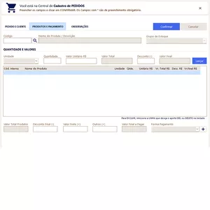 Sistema de Vendas e Pedidos em Delphi - Códigos Fontes