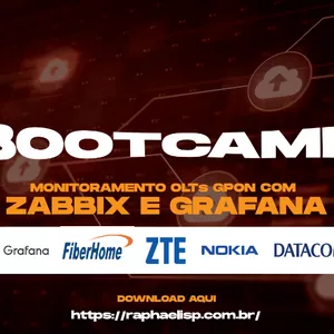 Imagem do curso Bootcamp OLT - Operações e Monitoramento Zabbix Grafana