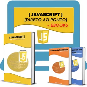 Imagem de capa para o Curso online Vídeos - Javascript Direto ao Ponto - Estruturado e Orientado a Objetos + Apostila e Cadernos de Exercícios