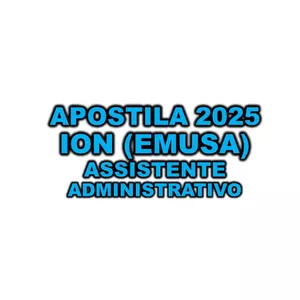 Imagem de capa para o Ebook Apostila ION 2025 - Assistente Administrativo