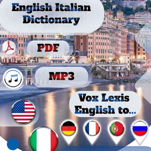 Cover image for Ebook ENGLISH ITALIAN DICTIONARY PDF MP3 VOX LEXIS