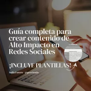 Imagen de portada para Ebook Guía para crear contenido de alto impacto en Redes Sociales