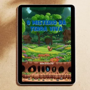 Imagem de capa para o Ebook O mistério da terra viva: uma história sobre compostagem