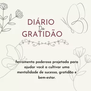 Imagem de capa para o Ebook Diário da Gratidão 