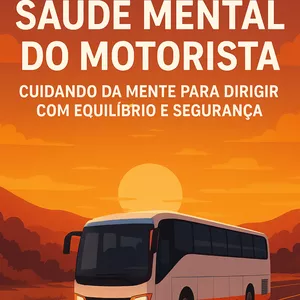 Imagem de capa para o Ebook Guia de Saúde Mental do Motorista !