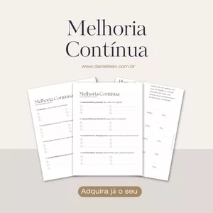 Imagem de capa para o Ebook Melhoria Contínua