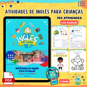 Imagem de capa para o Ebook eBook Atividades de Inglês para Crianças