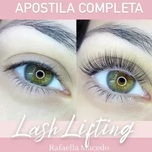 Imagem de capa para o Ebook Apostila Lash Lifting 