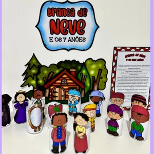 Imagem de capa para o Ebook Kit Branca de Neve 3D