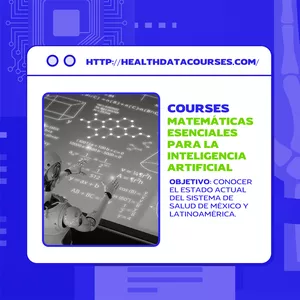 Imagen de portada para Curso online Curso "Matemáticas esenciales para la ciencia de datos e I.A. en salud" | Health Data Courses