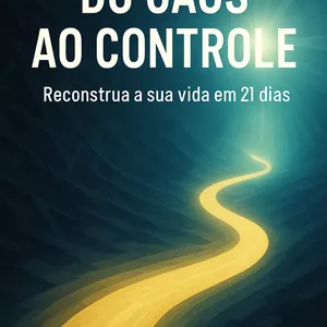 Imagem de capa para o Ebook 21 Dias Para Sair do Caos e Assumir o Controle da Sua Vida