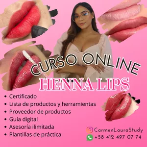 Imagen de portada para Curso online Hennalips Henna labial 