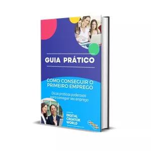 Imagem de capa para o Ebook Guia Prático Como Conseguir o Primeiro Emprego 