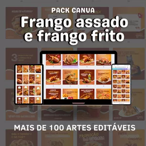 Curso Canva Pack Frango Assado e Frango Frito