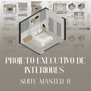 Imagem de capa para o Ebook PROJETO EXECUTIVO - Suíte Master JJ