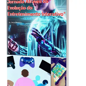 Imagem de capa para o Ebook Jogos Eletrônicos: Uma Jornada Através da Evolução do Entretenimento Interativo