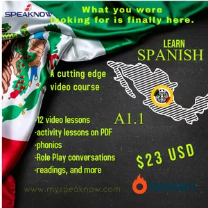 Cover image for Online course SPANISH 4 ALL